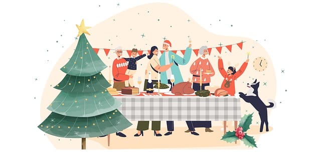 Repas de Noël à Brains sur Gée